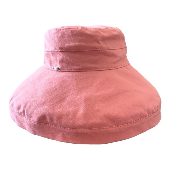 Scala Sun Hat Packable Cotton SPF50 Peachy Pink - Picture 2 of 7